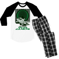 Cool Vaporwave Style Cyberpunk Girl Graphic Desing Vector Men's 3/4 Sleeve Pajama Set | Artistshot