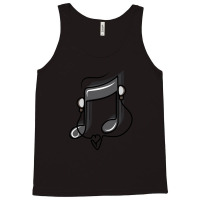 Black Music Note Tank Top | Artistshot