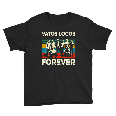 Vatos Locos Forever Vintage Youth Tee Designed By Smile 4ever