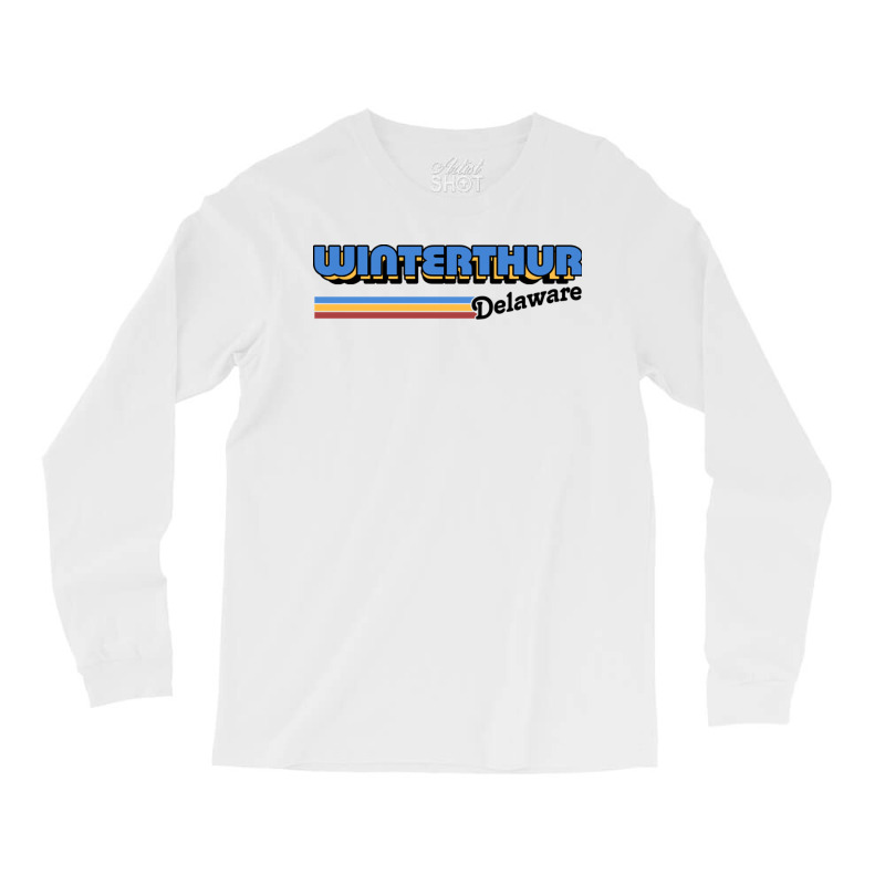 Winterthur Delaware Retro Styled Design Long Sleeve Shirts | Artistshot