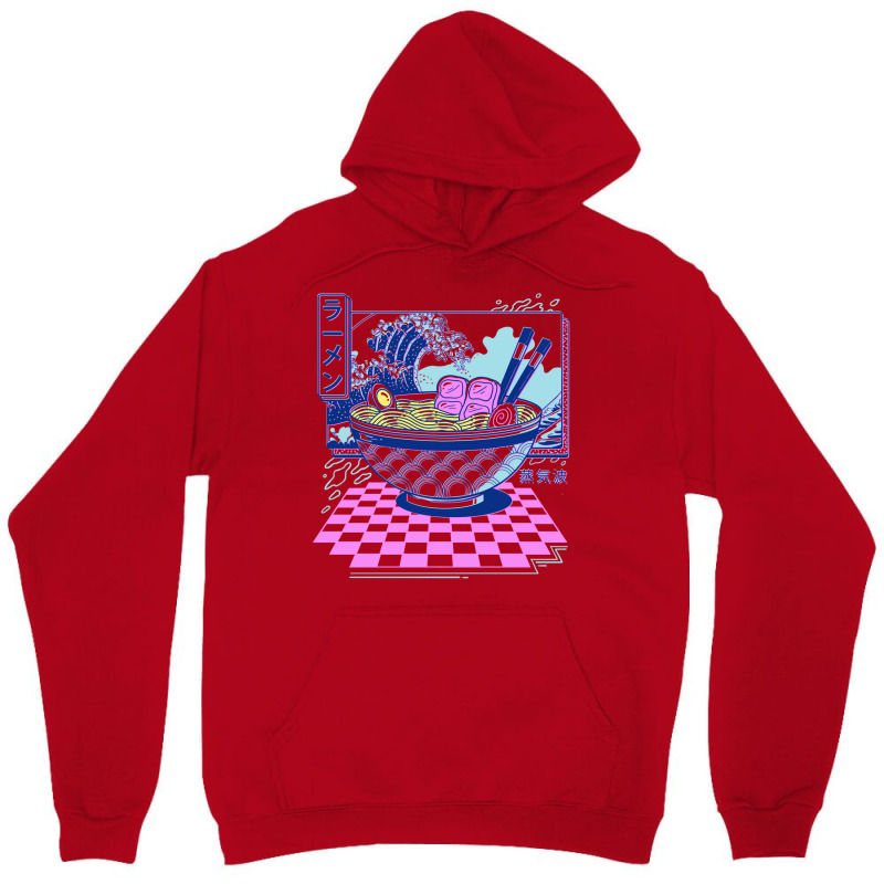 Vaporwave Ramen Unisex Hoodie by buddoxhardoe | Artistshot