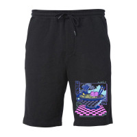 Vaporwave Ramen Fleece Short | Artistshot