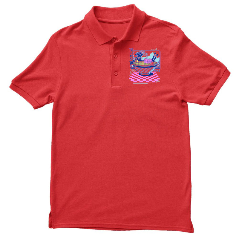 Vaporwave Ramen Men's Polo Shirt by buddoxhardoe | Artistshot