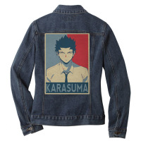 Karasuma Poster Art Ladies Denim Jacket | Artistshot