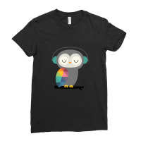 Owl Time Ladies Fitted T-shirt | Artistshot