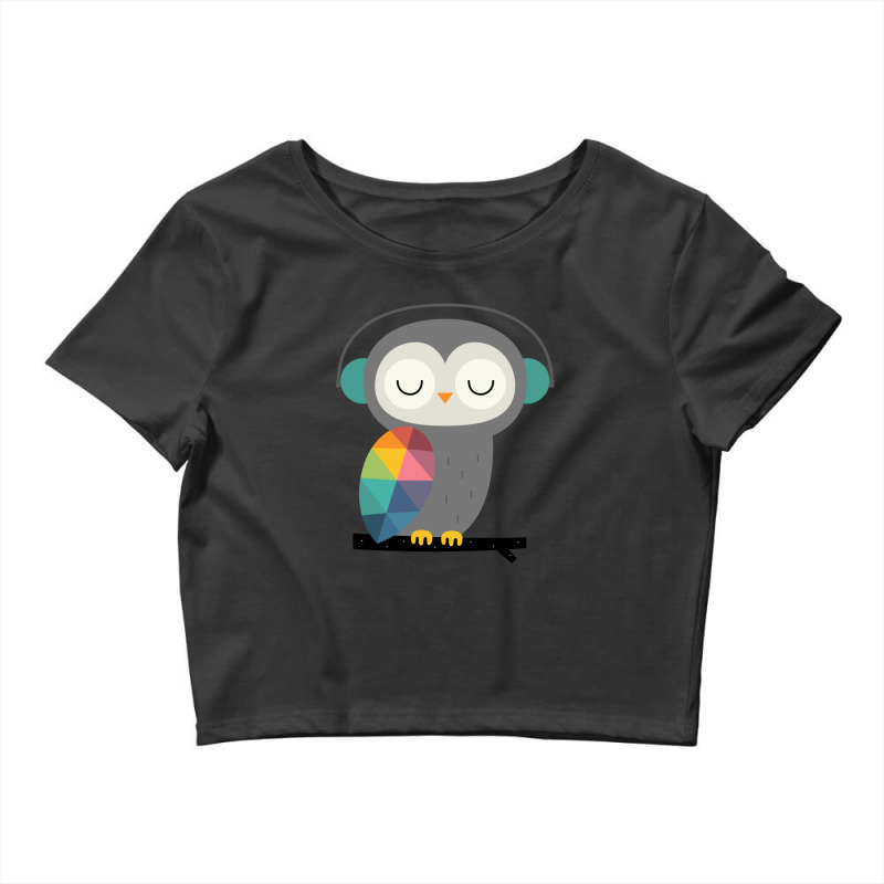 Owl Time Crop Top by RichardAdams | Artistshot