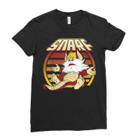 Thundercats Snarf Retro Sunset Portrait Ladies Fitted T-shirt | Artistshot