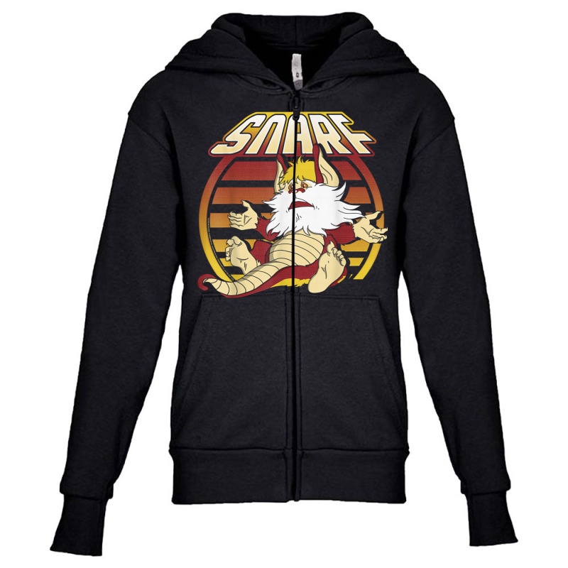 Thundercats Snarf Retro Sunset Portrait Youth Zipper Hoodie by DennisTomScott | Artistshot