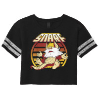 Thundercats Snarf Retro Sunset Portrait Scorecard Crop Tee | Artistshot