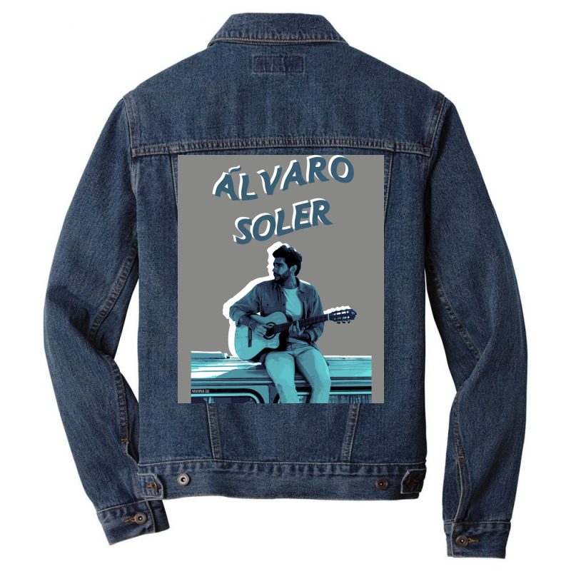 Lvaro Soler Classic Poster Boy Men Denim Jacket | Artistshot