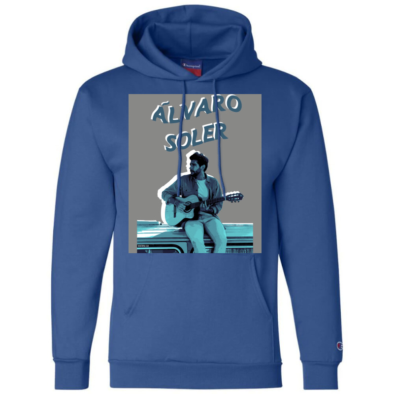 Lvaro Soler Classic Poster Boy Champion Hoodie | Artistshot