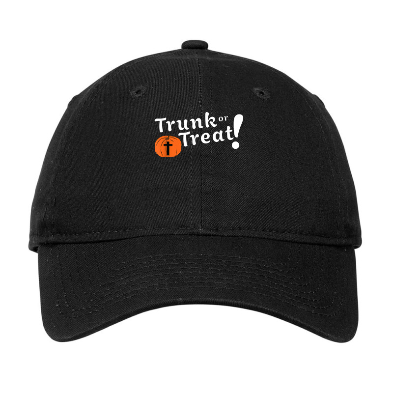 Trunk Or Treat Christian Halloween Adjustable Cap by DennisTomScott | Artistshot