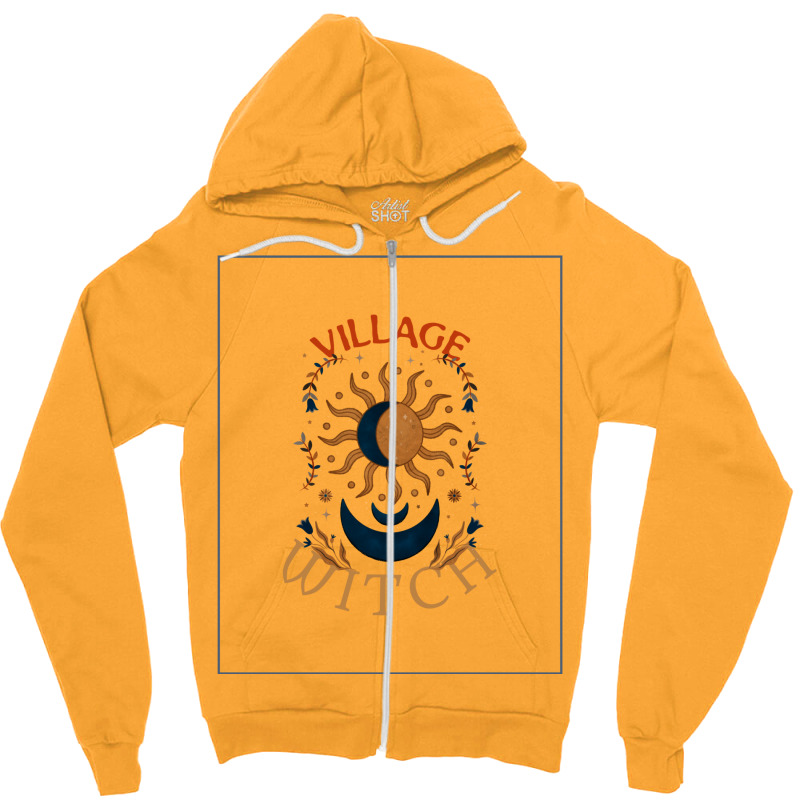 Village Witch 2 Zipper Hoodie by buddoxhardoe | Artistshot