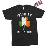 Womens Funny Irish By Injections   St Patricks Day Gift Vneck Exclusive T-shirt | Artistshot