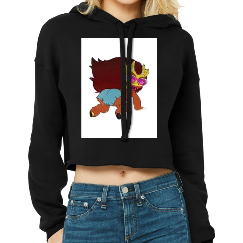 Connie Hormone Monstress Twerk Big Mouth Poster Cool Cropped Hoodie by dityhoukj | Artistshot