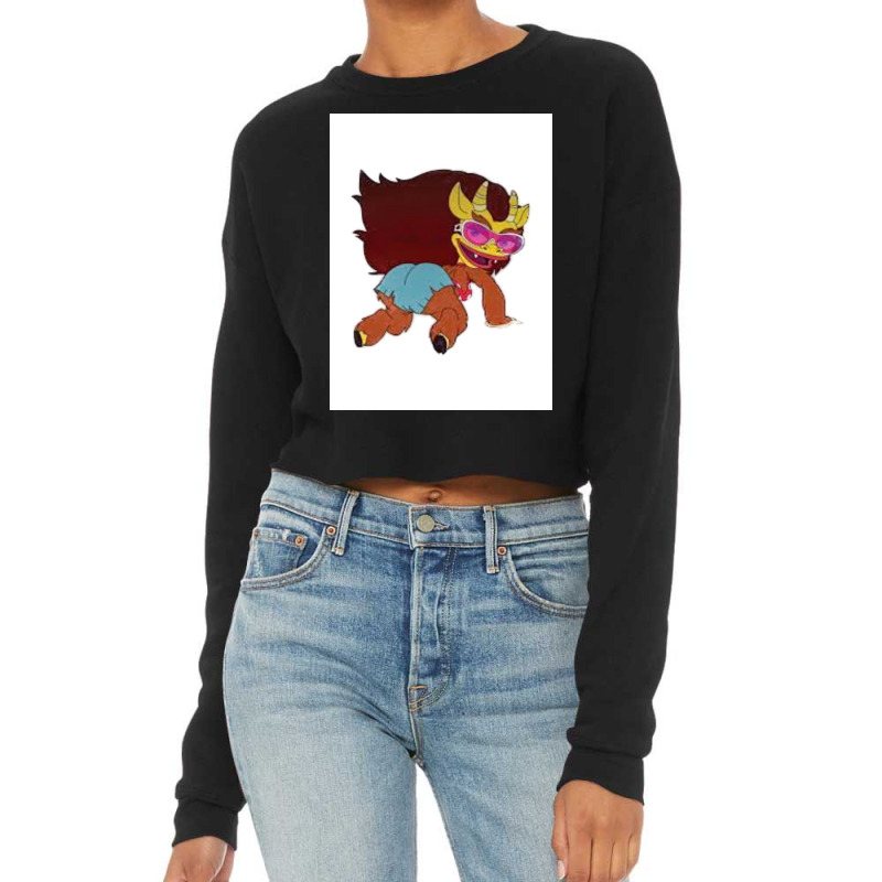 Connie Hormone Monstress Twerk Big Mouth Poster Cool Cropped Sweater by dityhoukj | Artistshot