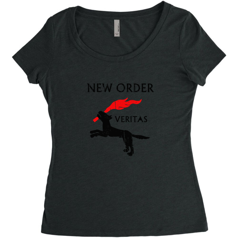 New Order Veritas Women's Triblend Scoop T-shirt by MichaelVictory | Artistshot