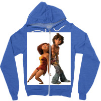 The Croods Sticker Poster Aesthetic Zipper Hoodie | Artistshot