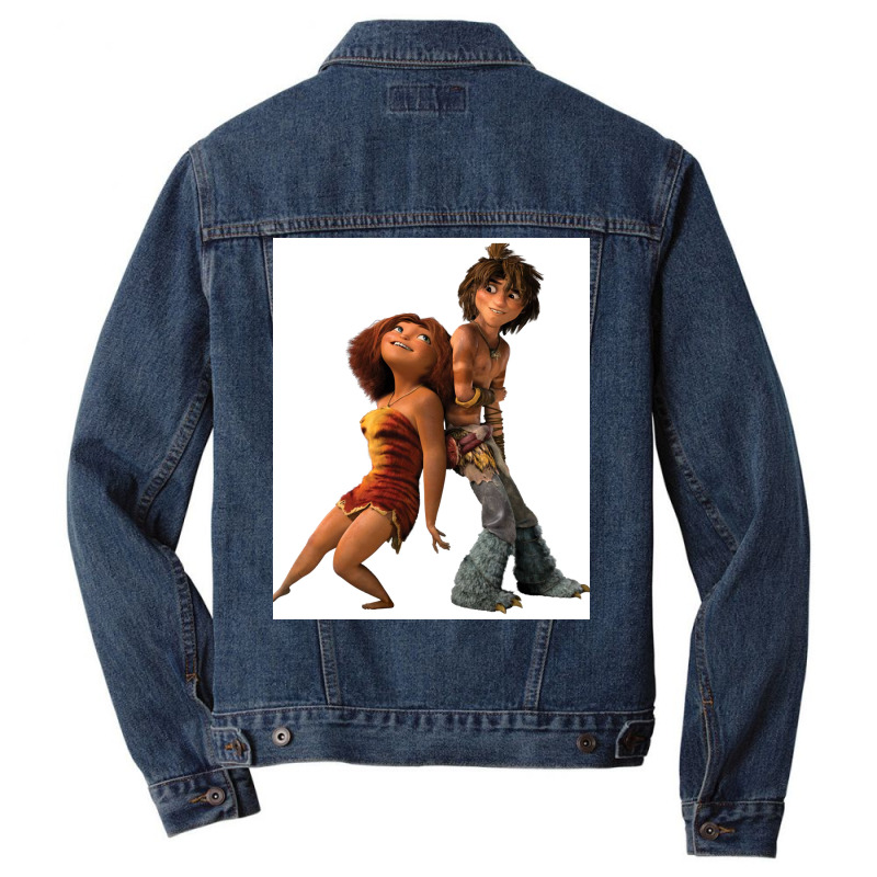 The Croods Sticker Poster Aesthetic Men Denim Jacket | Artistshot