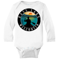 Bass Lake Lake Wisconsin T  Shirt Bass Lake Wisconsin Canoeing T  Shir Long Sleeve Baby Bodysuit | Artistshot