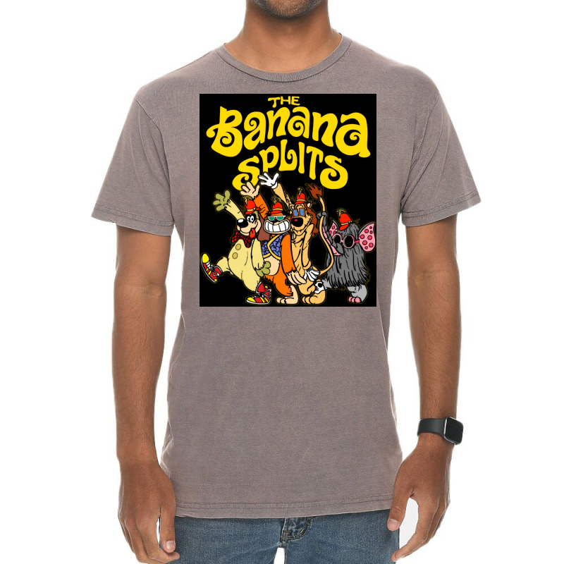 Banana Splits The Banana Club Poster Hippie Vintage T-Shirt by jblnaalihs | Artistshot