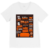 Friends Quote Compilation Poster Nature V-neck Tee | Artistshot