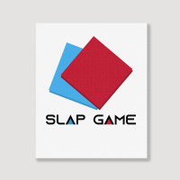 Slap Game Ddakji Portrait Canvas Print | Artistshot