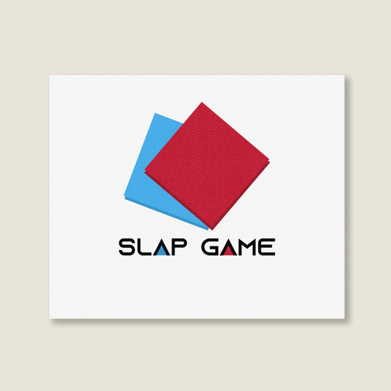 Slap Game Ddakji Landscape Canvas Print | Artistshot