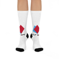 Slap Game Ddakji Crew Socks | Artistshot