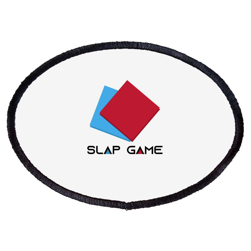 Slap Game Ddakji Oval Patch | Artistshot