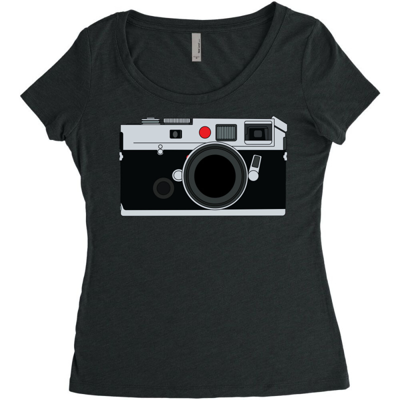 Vintage Camera Women's Triblend Scoop T-shirt by buddoxhardoe | Artistshot