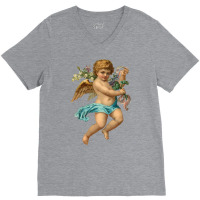 Vintage Cherub Angelic Angel V-neck Tee | Artistshot