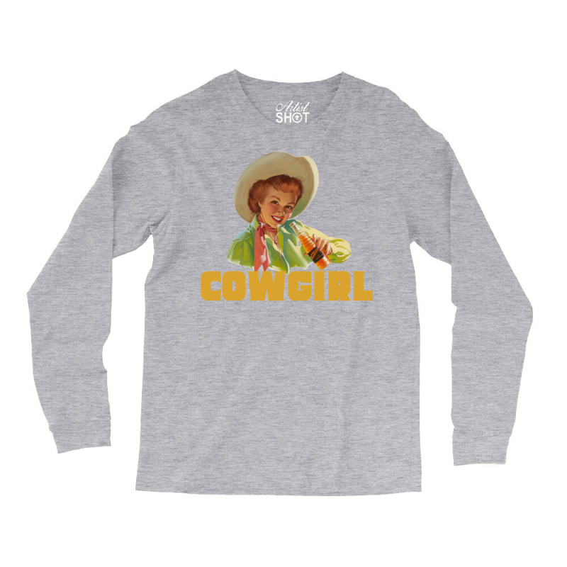 Vintage Cowgirl Long Sleeve Shirts by buddoxhardoe | Artistshot