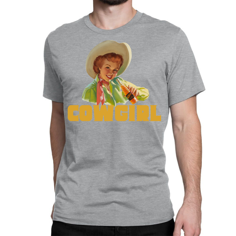 Vintage Cowgirl Classic T-shirt by buddoxhardoe | Artistshot