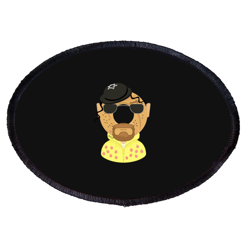 Jewish Heisenbagel 1 Oval Patch | Artistshot