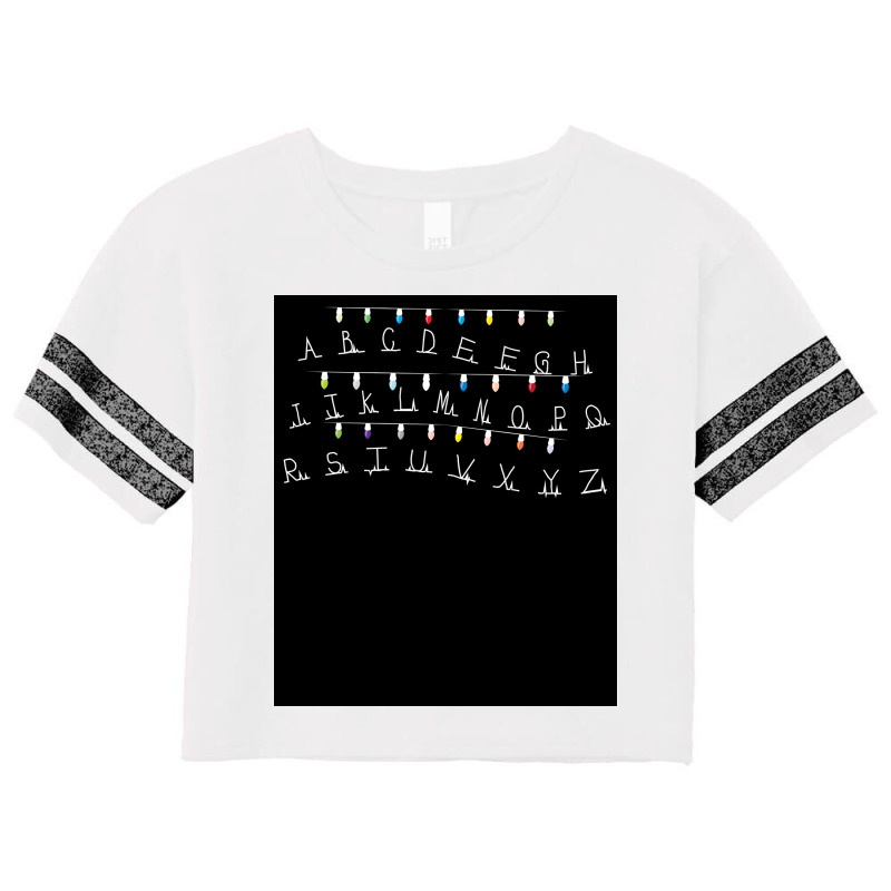 Christmas Lights A To Z Minimalist Tv Amp Design Film Amp Tv Art Poste Scorecard Crop Tee by milleugnneh | Artistshot