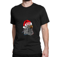 Patriotic Christmas Usa American Bald Classic T-shirt | Artistshot