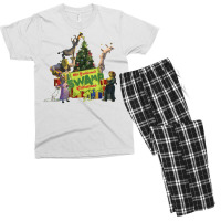 Shrek Group Shot Old Fashioned Swap Christmas Text Poster T Shirt Men's T-shirt Pajama Set | Artistshot