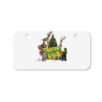 Shrek Group Shot Old Fashioned Swap Christmas Text Poster T Shirt Bicycle License Plate | Artistshot