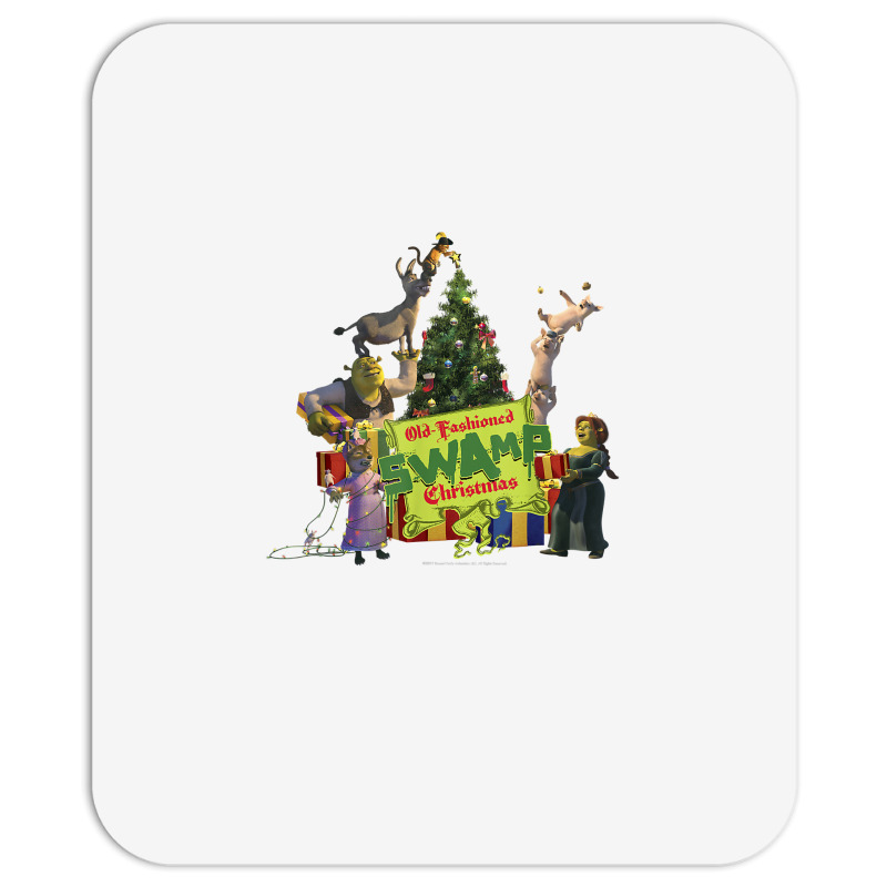 Shrek Group Shot Old Fashioned Swap Christmas Text Poster T Shirt Mousepad | Artistshot