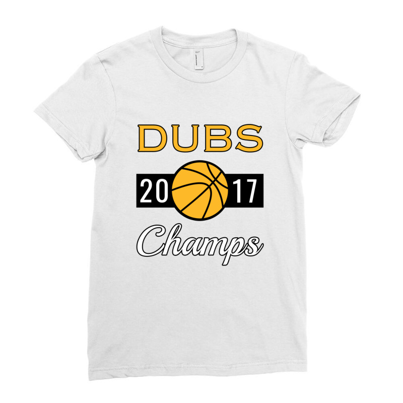 Dubs 2017 Champs 1 Ladies Fitted T-Shirt by ShelleyDoppelmayr | Artistshot