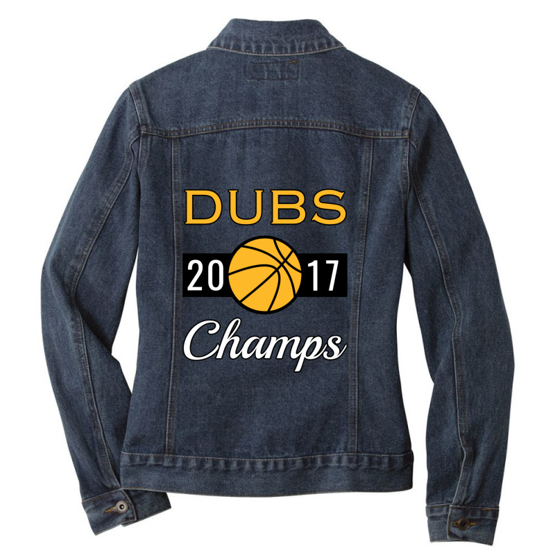 Dubs 2017 Champs 1 Ladies Denim Jacket by ShelleyDoppelmayr | Artistshot