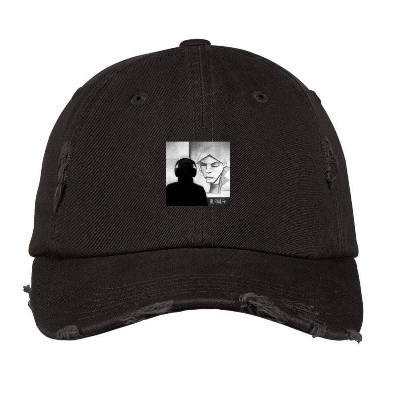 Burial - Untrue - Redesigned Album Art Vintage Cap by JasonPaxton | Artistshot