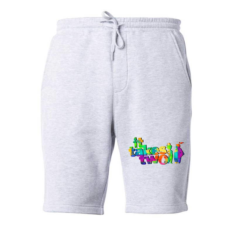 It Takes Two Games Fleece Short | Artistshot