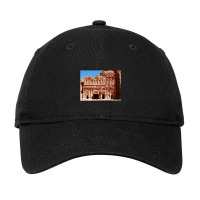 Palace Of Petra Nabatean Kingdom Ruins Adjustable Cap | Artistshot