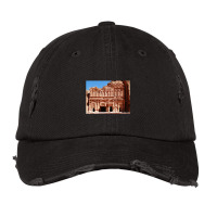 Palace Of Petra Nabatean Kingdom Ruins Vintage Cap | Artistshot