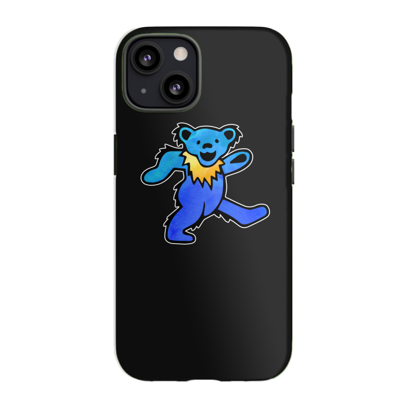 Blue Grateful Dancing Hippie Classic Rock Dead Bear Iphone 13 Case | Artistshot