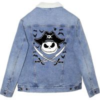 Captain Jack Crossed Swords Unisex Sherpa-lined Denim Jacket | Artistshot