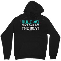 Funny Cruise Shirts   Rule 1 Don't Fall Off The Boat Shirt Unisex Hoodie | Artistshot