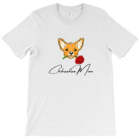 Womens Chihuahua Mom With Cute Puppy Face - Gift For Chihuahua Mom T-shirt | Artistshot